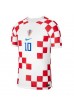Kroatia Luka Modric #10 Fotballdrakt Hjemme Klær VM 2022 Korte ermer